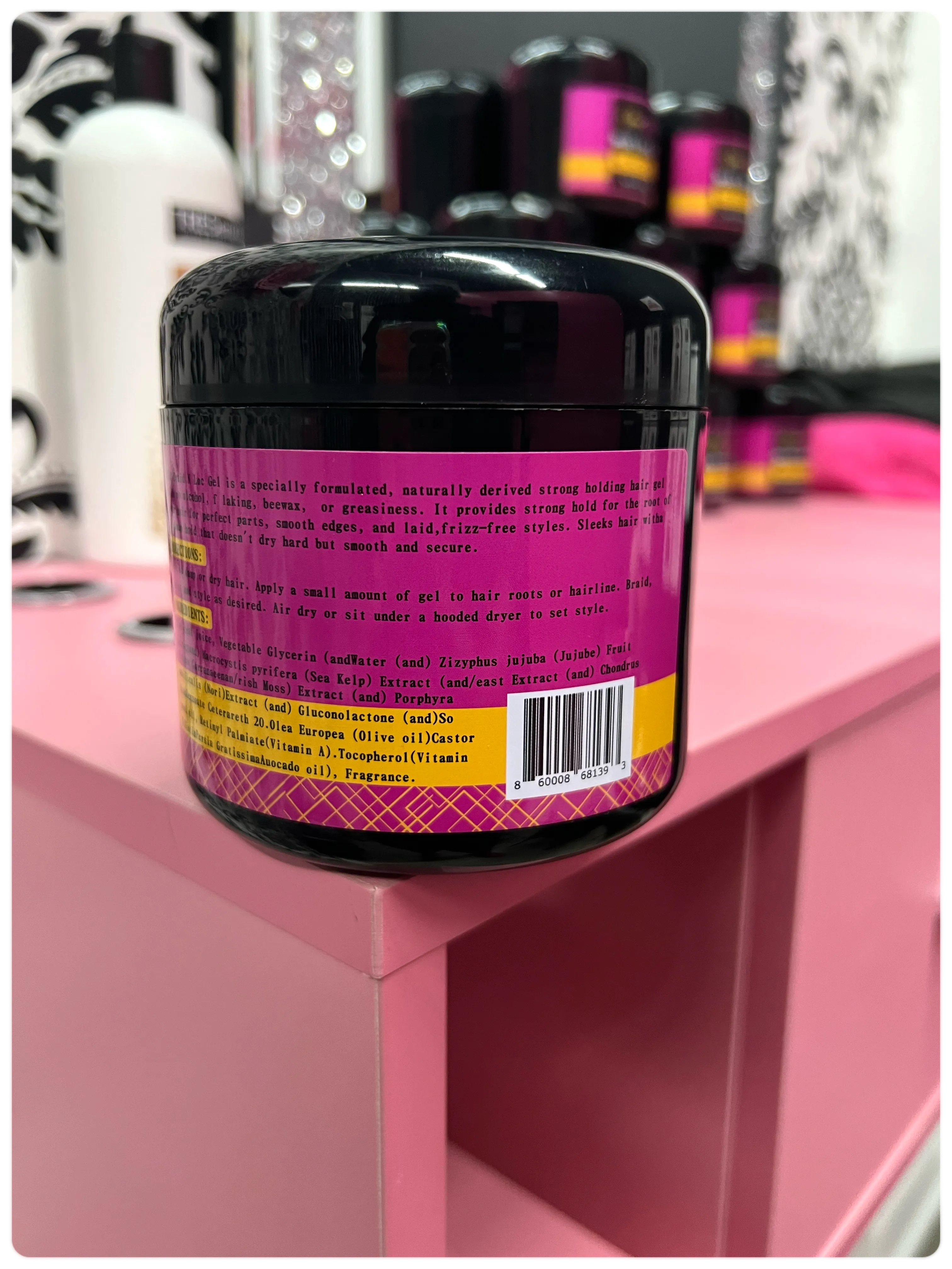 GXC Braid N Loc Gel: Professional Maximum Hold