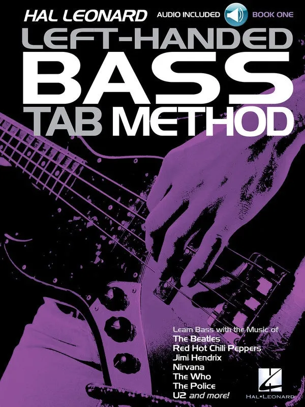 Hal Leonard Left-Handed Bass Tab Method - Book 1
