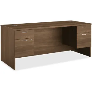 HON 101 Double Pedestal Desk, 72"W