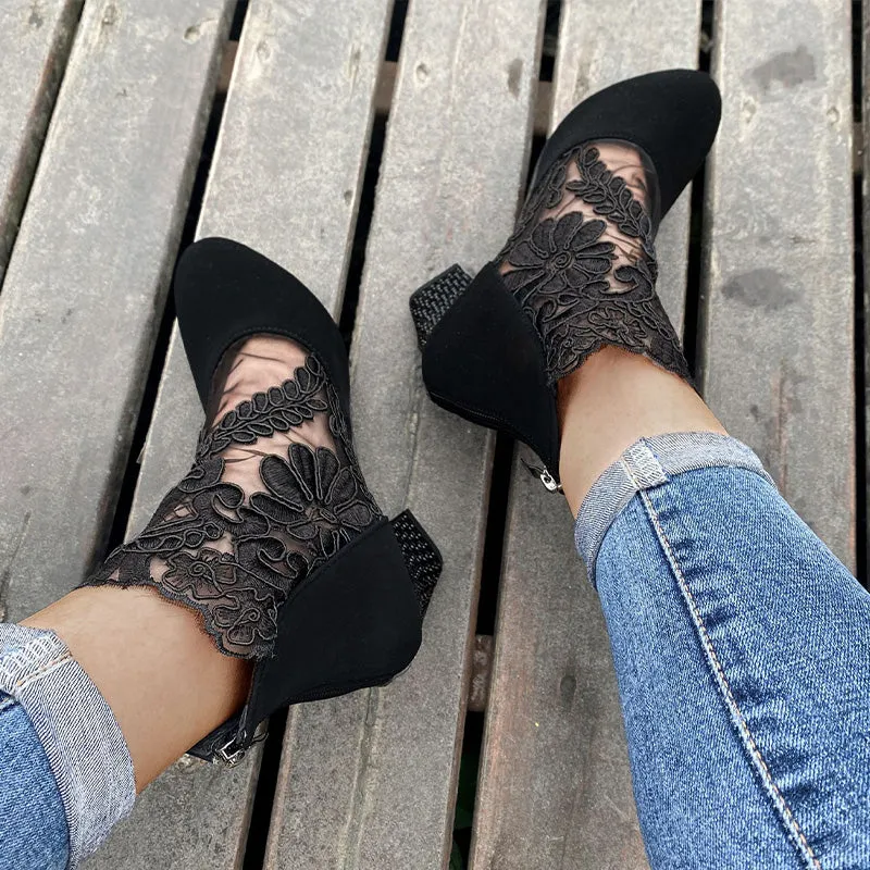 🔥HOT SALE 49% OFF🔥 Women's Lace High Heels Sandals
