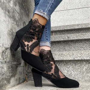 🔥HOT SALE 49% OFF🔥 Women's Lace High Heels Sandals