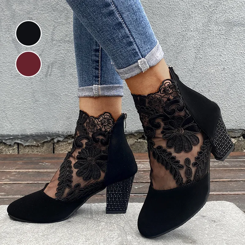 🔥HOT SALE 49% OFF🔥 Women's Lace High Heels Sandals