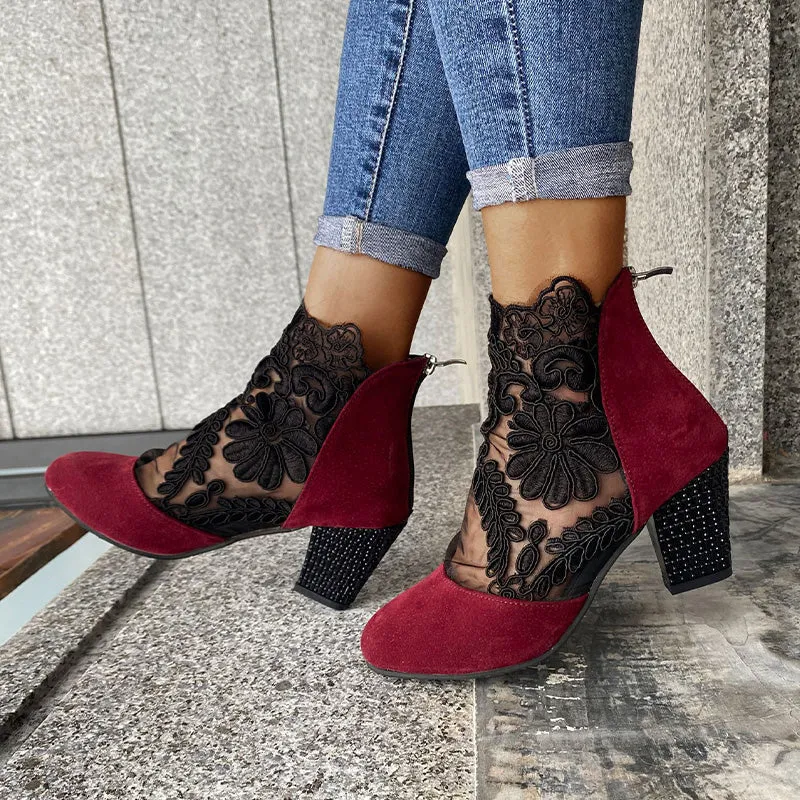 🔥HOT SALE 49% OFF🔥 Women's Lace High Heels Sandals