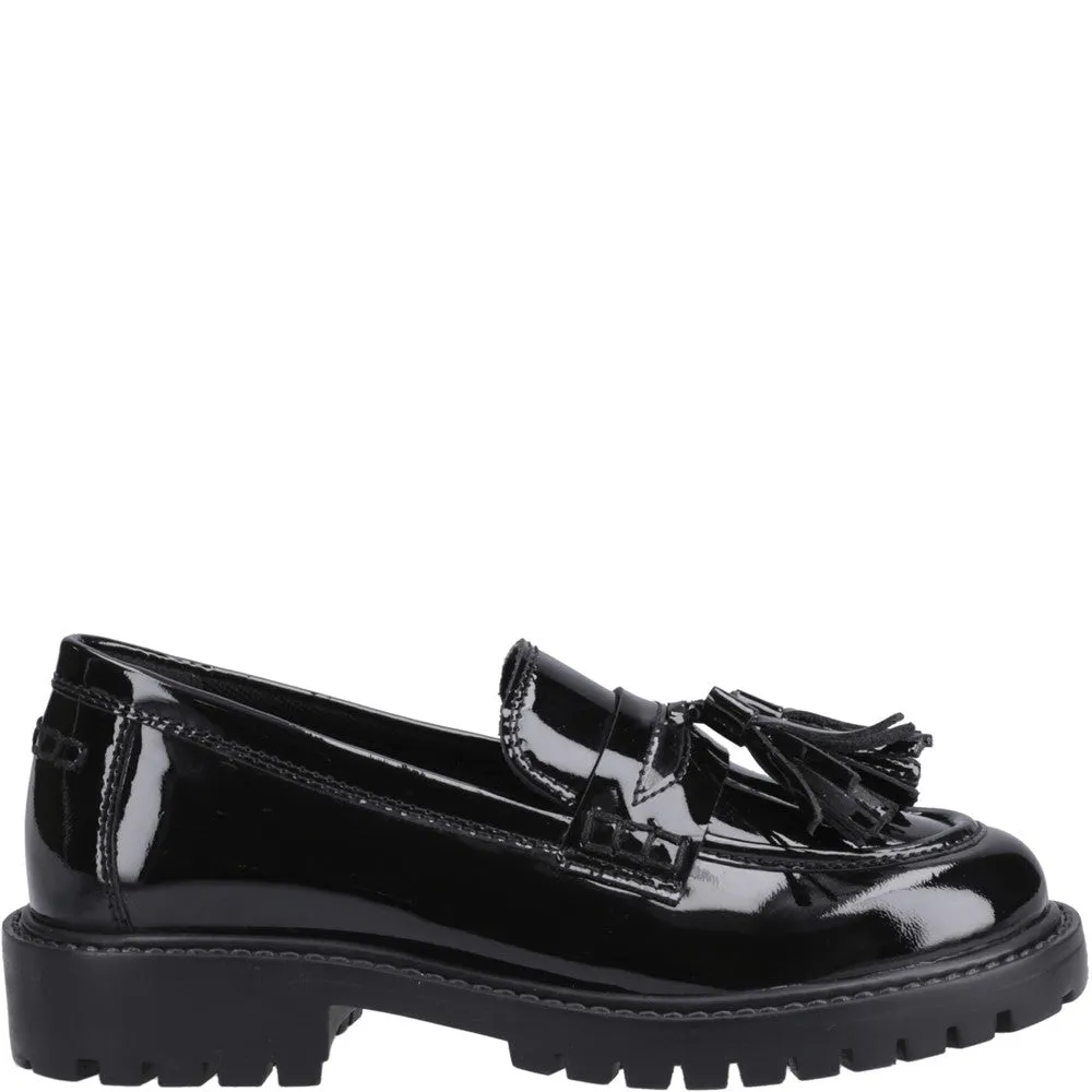 Hush Puppies Abigail Patent Senior School Shoes