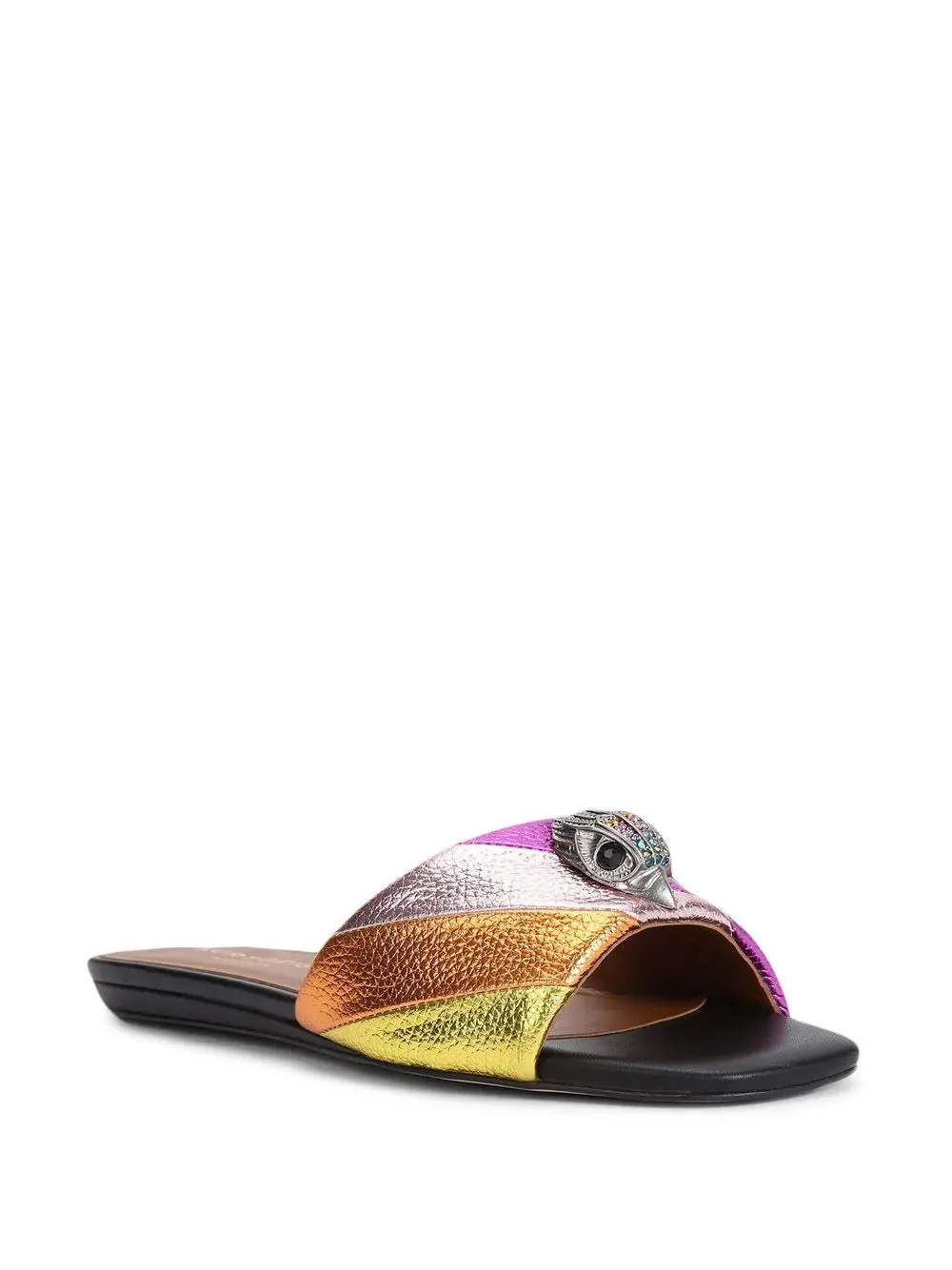 Kurt Geiger London Kensington Flat quilted sandals