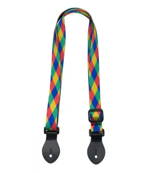 LG 1" Harlequin Graphic Webbed Ukulele Strap
