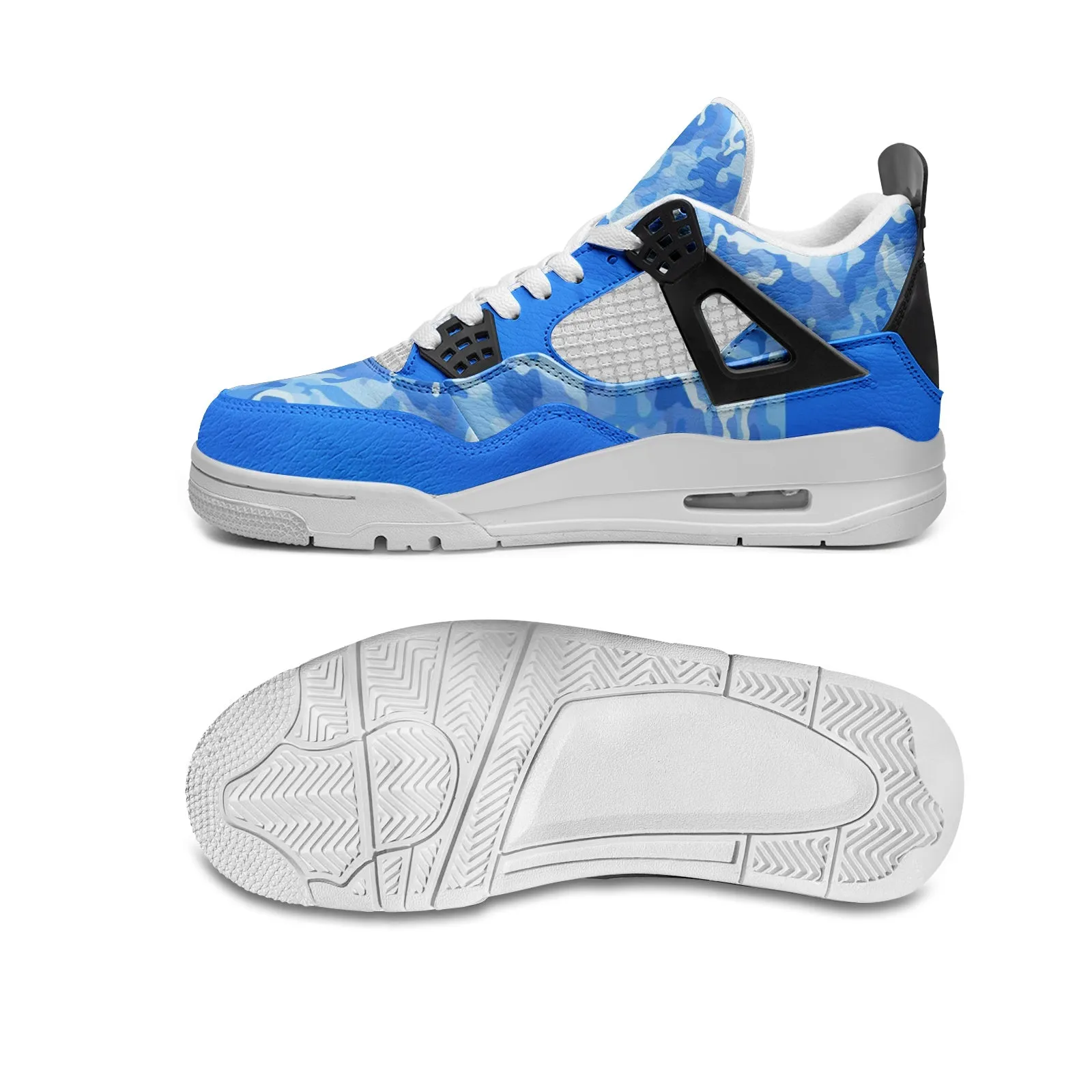 Light Blue Camo Shoes