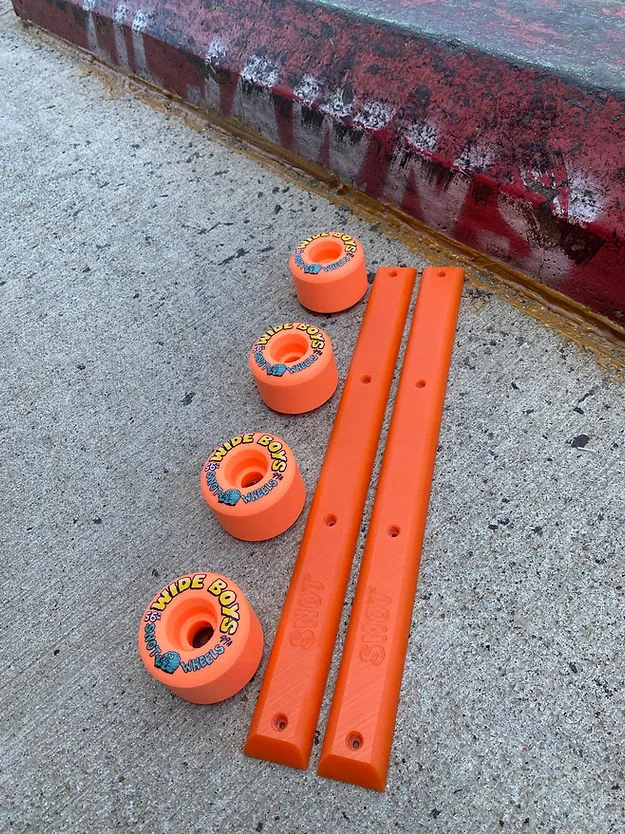 LIL JAWNS X SNOT "WIDE BOY" SKATEBOARD RAILS