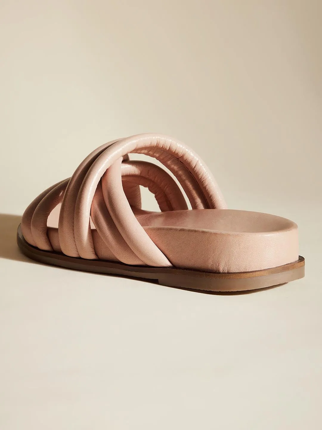 Lily Leather Slides