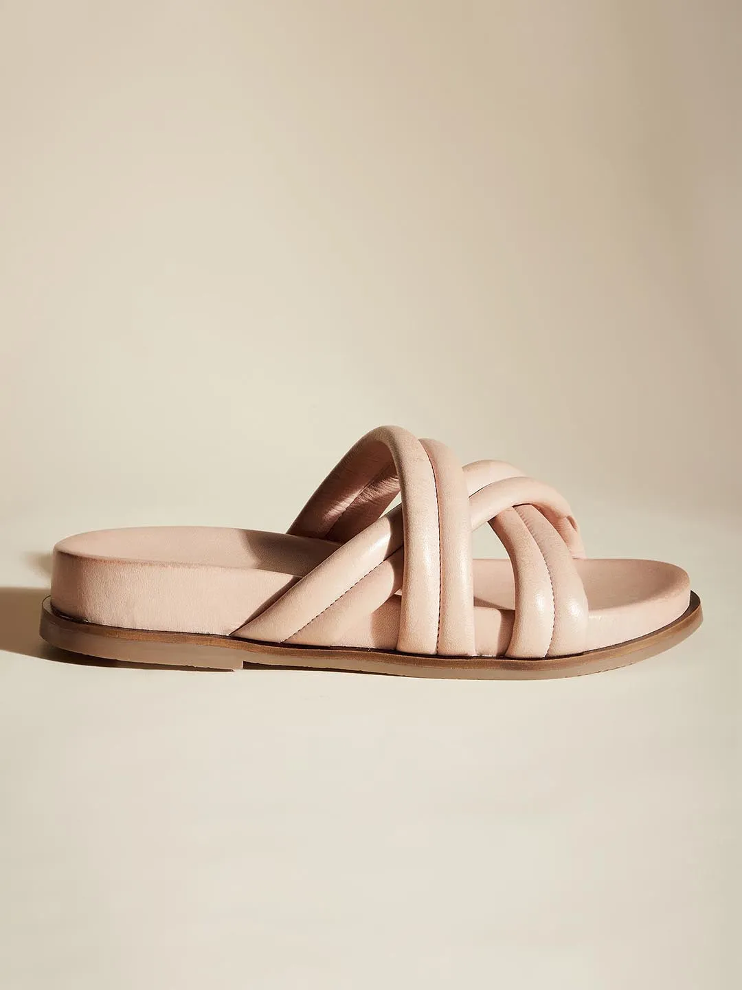 Lily Leather Slides