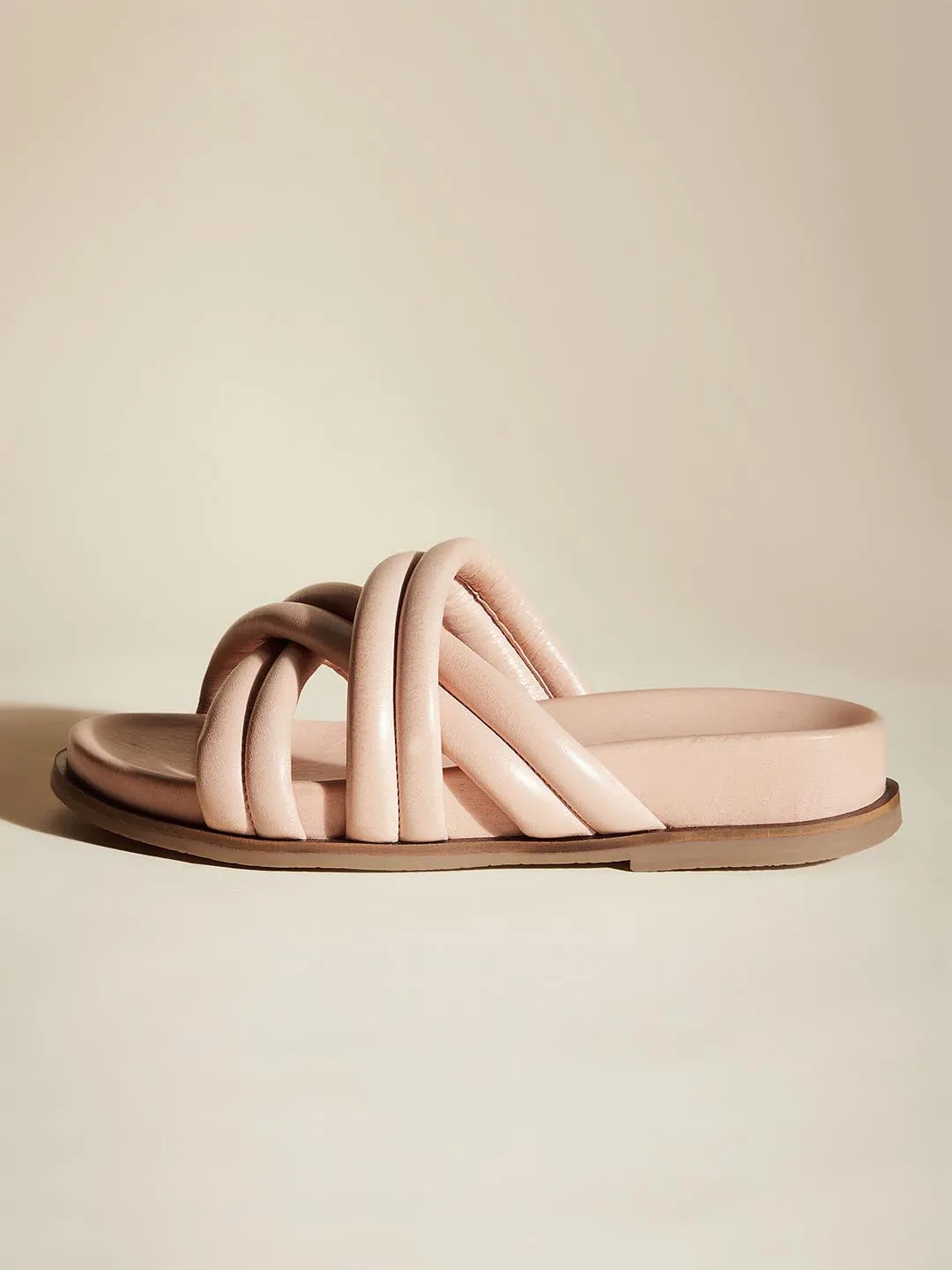 Lily Leather Slides