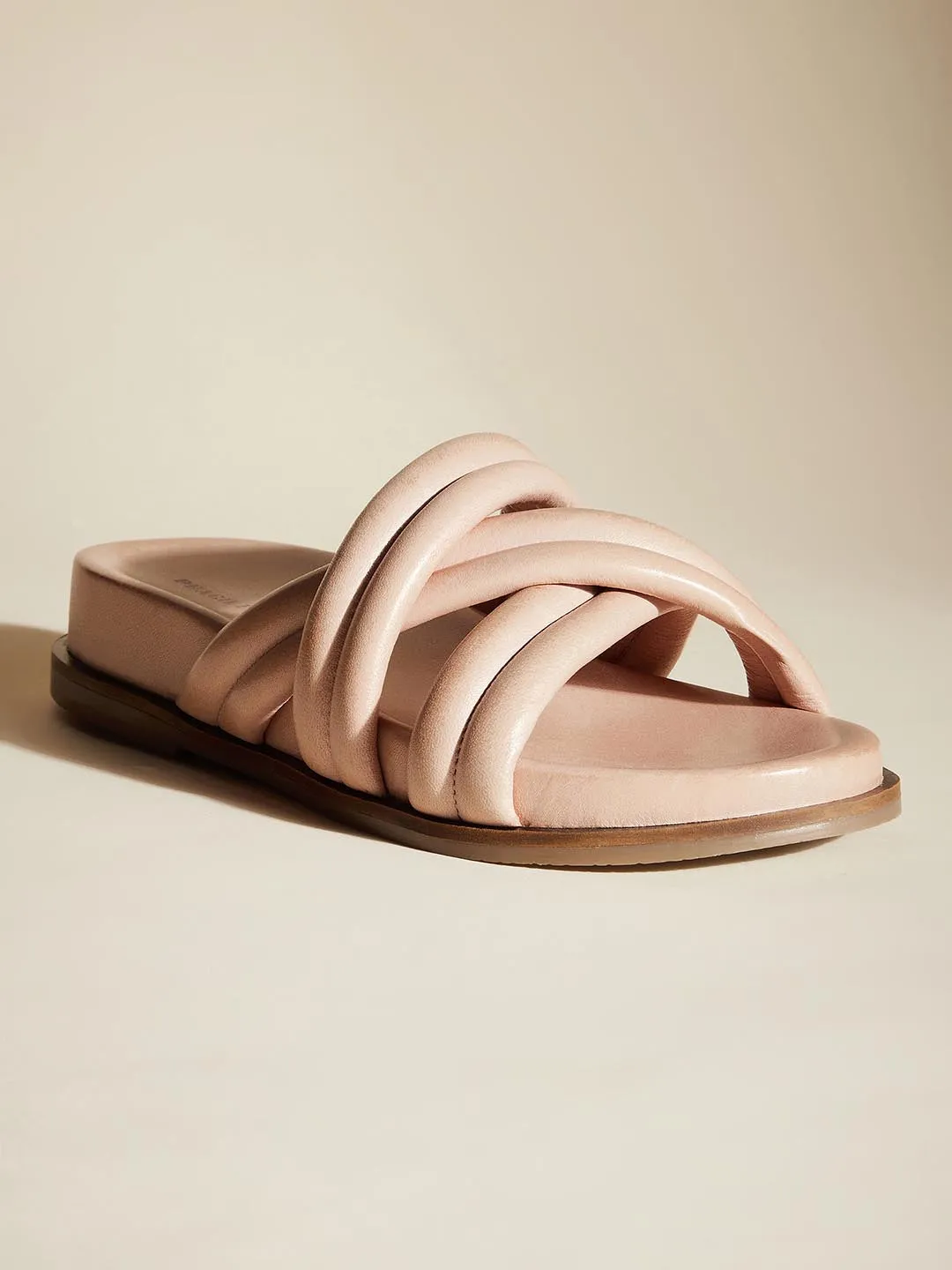 Lily Leather Slides