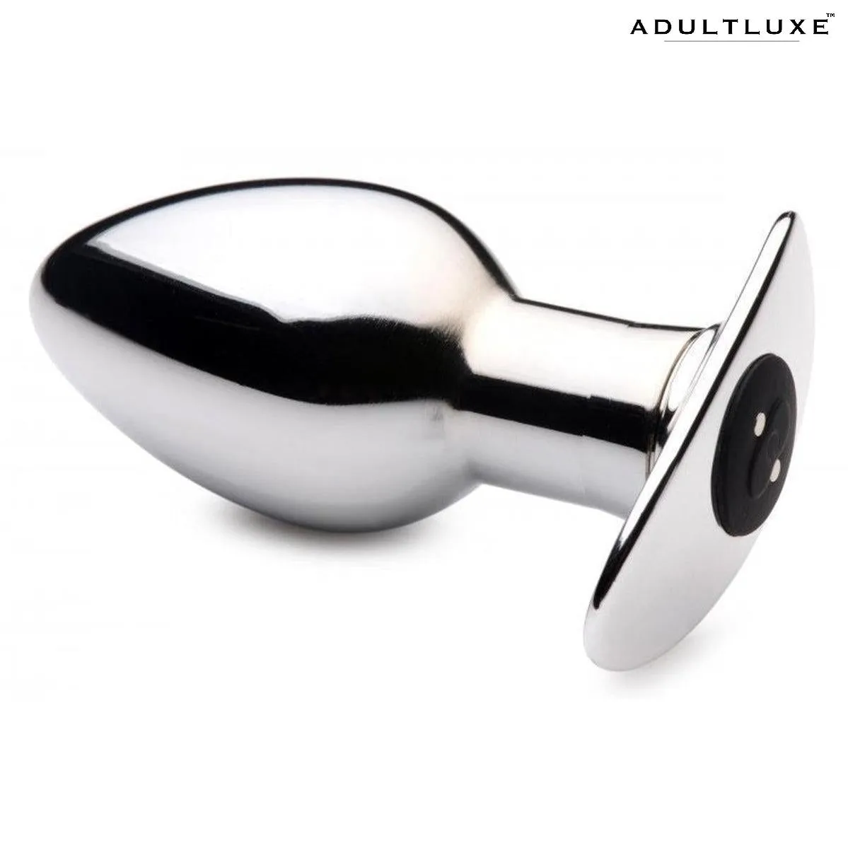 Master Series Chrome Butt Plug with Remote