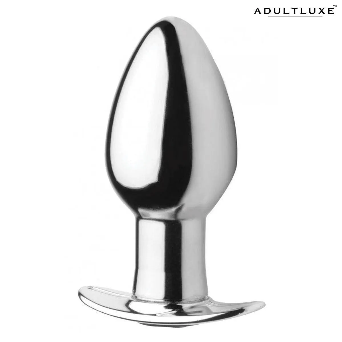 Master Series Chrome Butt Plug with Remote