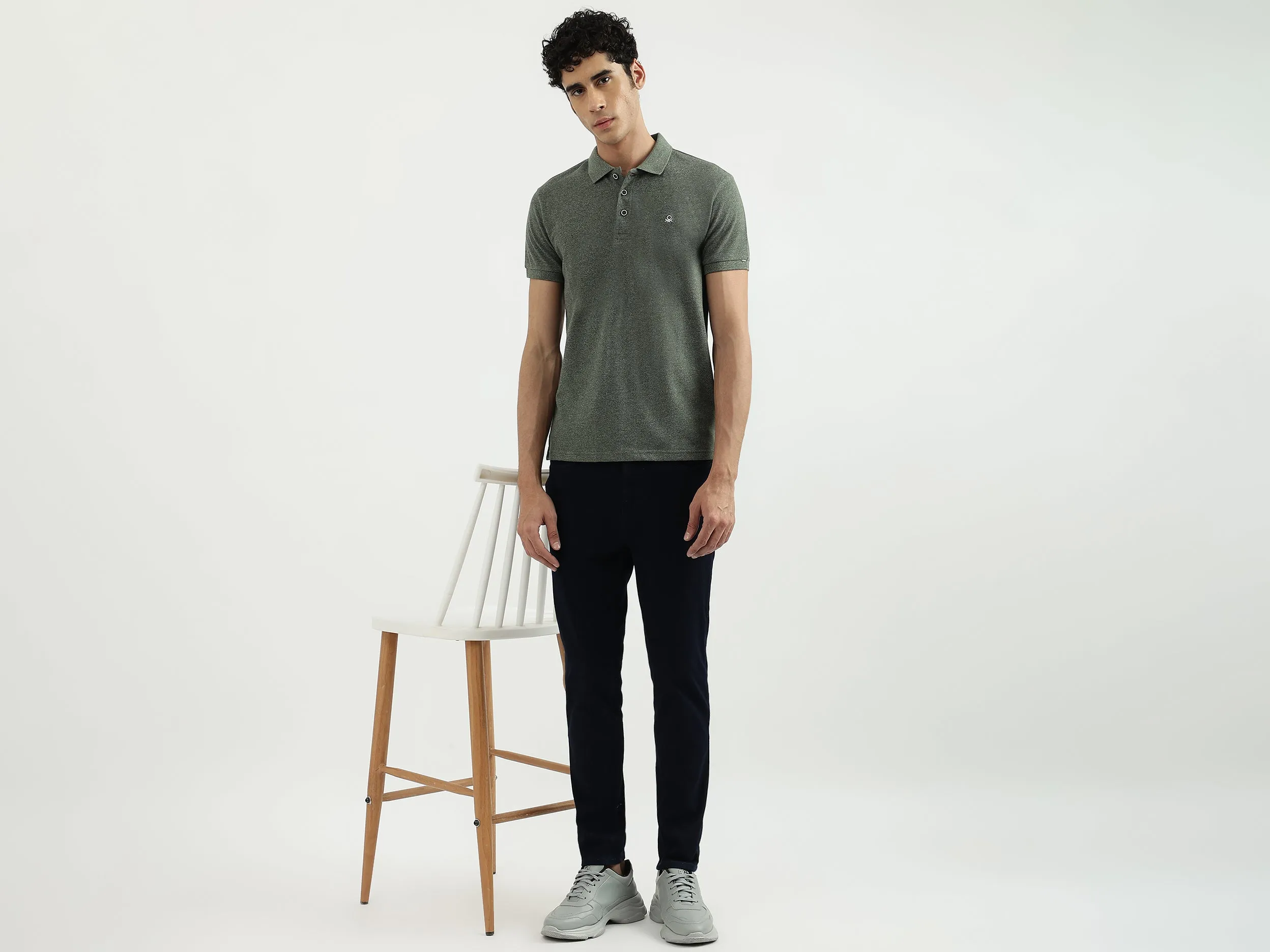 Men Solid Low Crotch Jeans