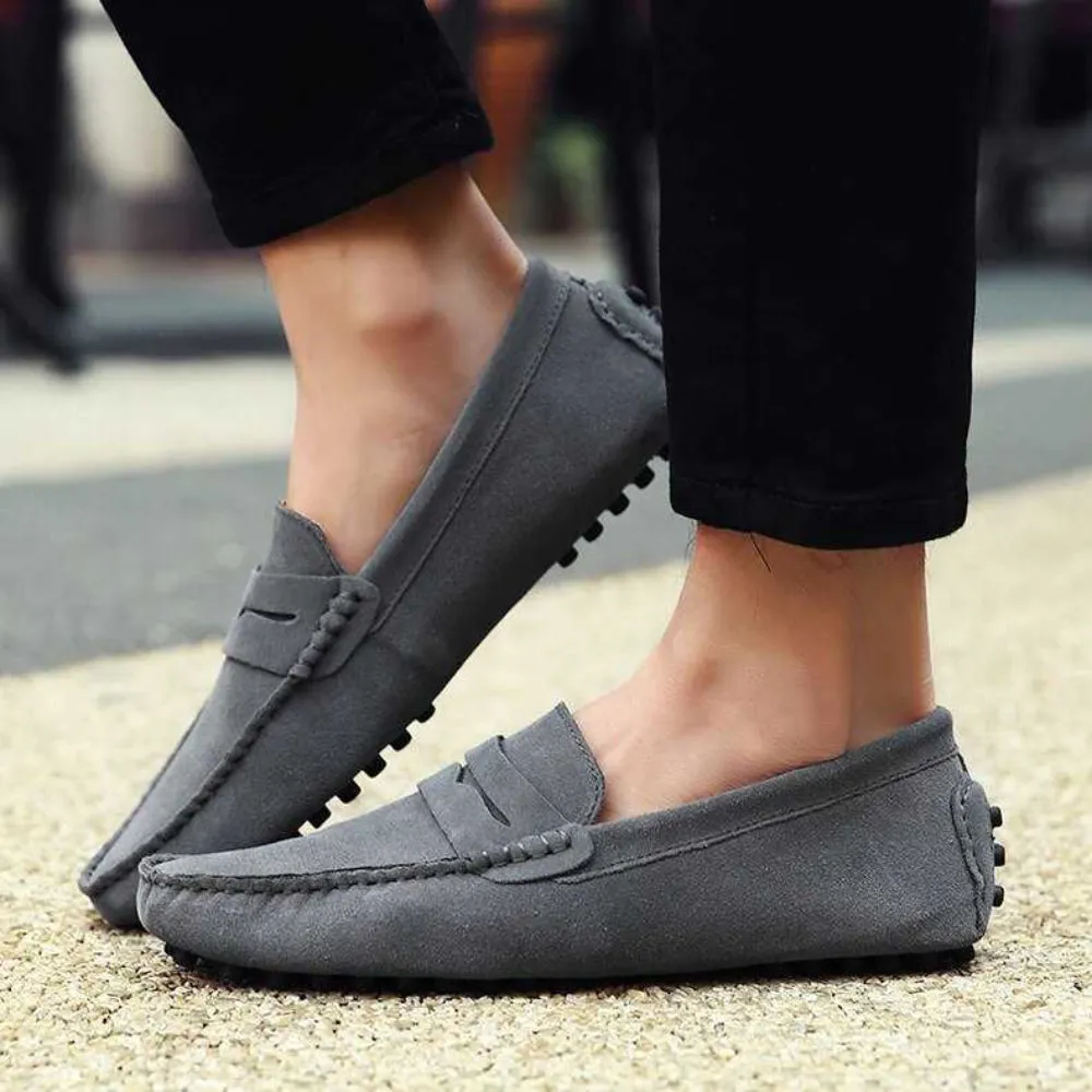 Men's Old Money Sleek Slip On Penny Loafers