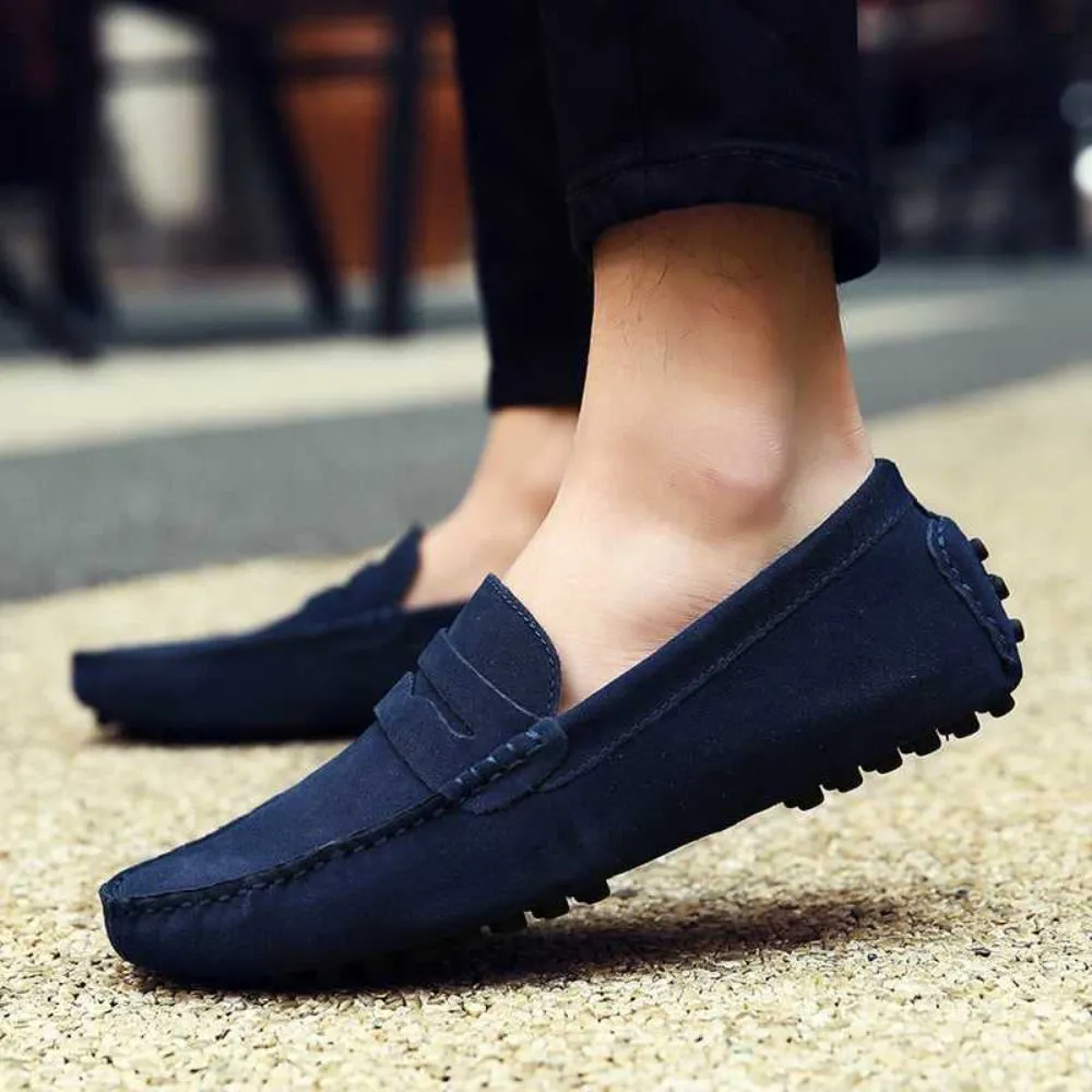 Men's Old Money Sleek Slip On Penny Loafers