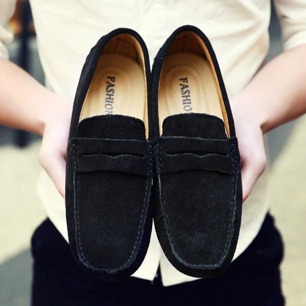 Men's Old Money Sleek Slip On Penny Loafers