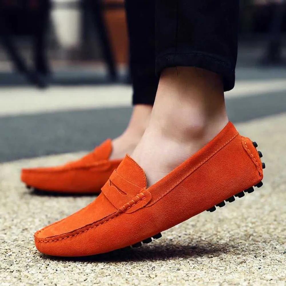 Men's Old Money Sleek Slip On Penny Loafers