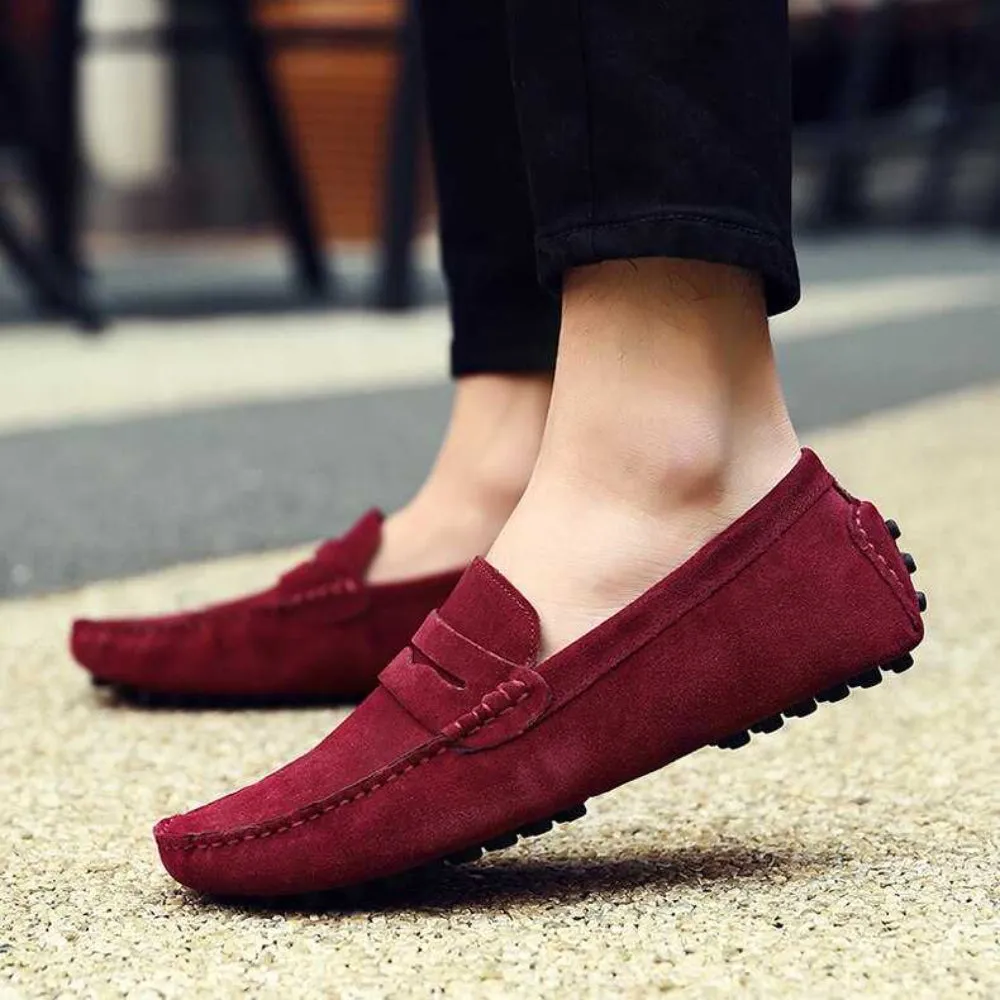 Men's Old Money Sleek Slip On Penny Loafers