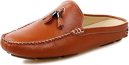 Men's Tassel Mules Casual Slippers