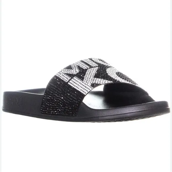 Michael Kors MK Gilmore Crystal Slides