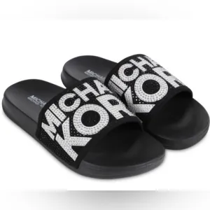 Michael Kors MK Gilmore Crystal Slides