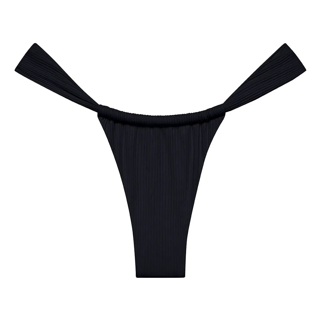 Montce | Black Rib Sandra Bikini Bottom