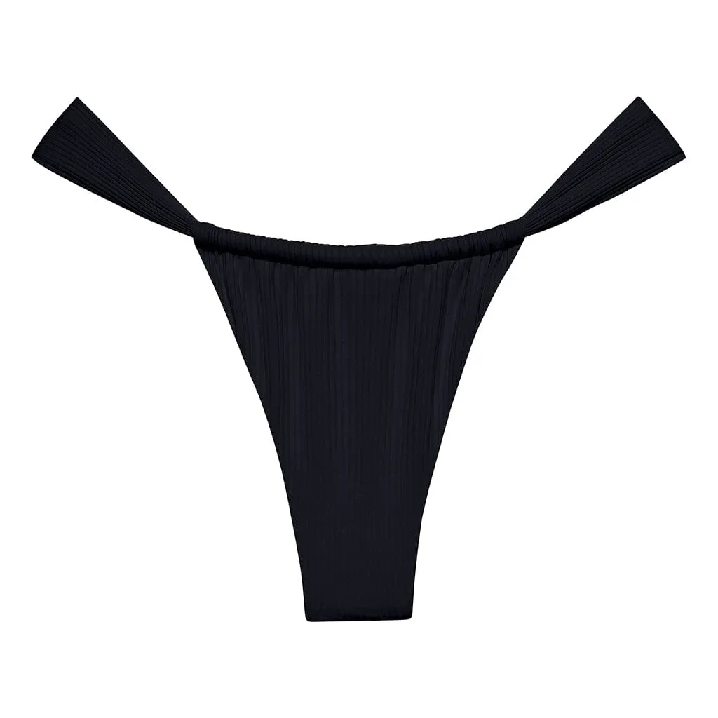 Montce | Black Rib Sandra Bikini Bottom