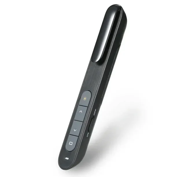 New Amdohai 2.4GHz Wireless Powerpoint Presenter Presentation Pointer PPT Clicker with USB Receiver 100 Meters Remote Control Compatible with Windows Android OS for Meeting Teaching Training Lecture