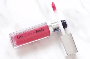 New Marcelle Lux Colour Rush Lip Lacquer, Ruby Rose, Hypoallergenic and Fragrance-Free, 5ml