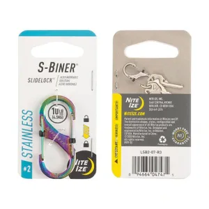 Nite Ize - S Biner Slidelock Stainless Steel #2 (Spectrum)