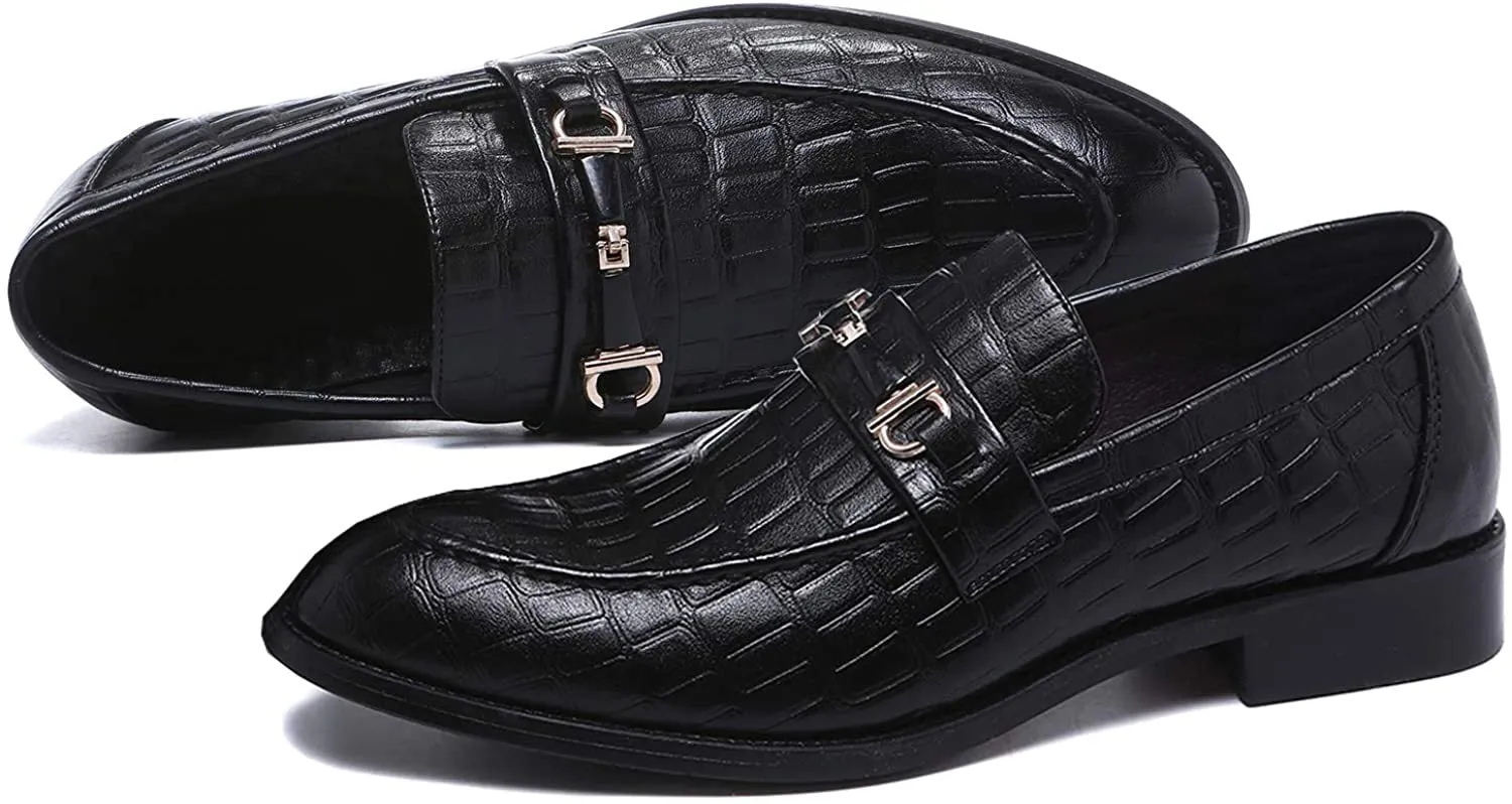 NXY White Shoes for Men丨 Men's Driving Shoes &amp; Noble Dress Shoes for Men丨Classic Business Black Loafers for Men 6-13