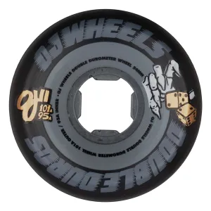 OJ - Double Duro Black/Grey 54MM 101A/95A Skateboard Wheels