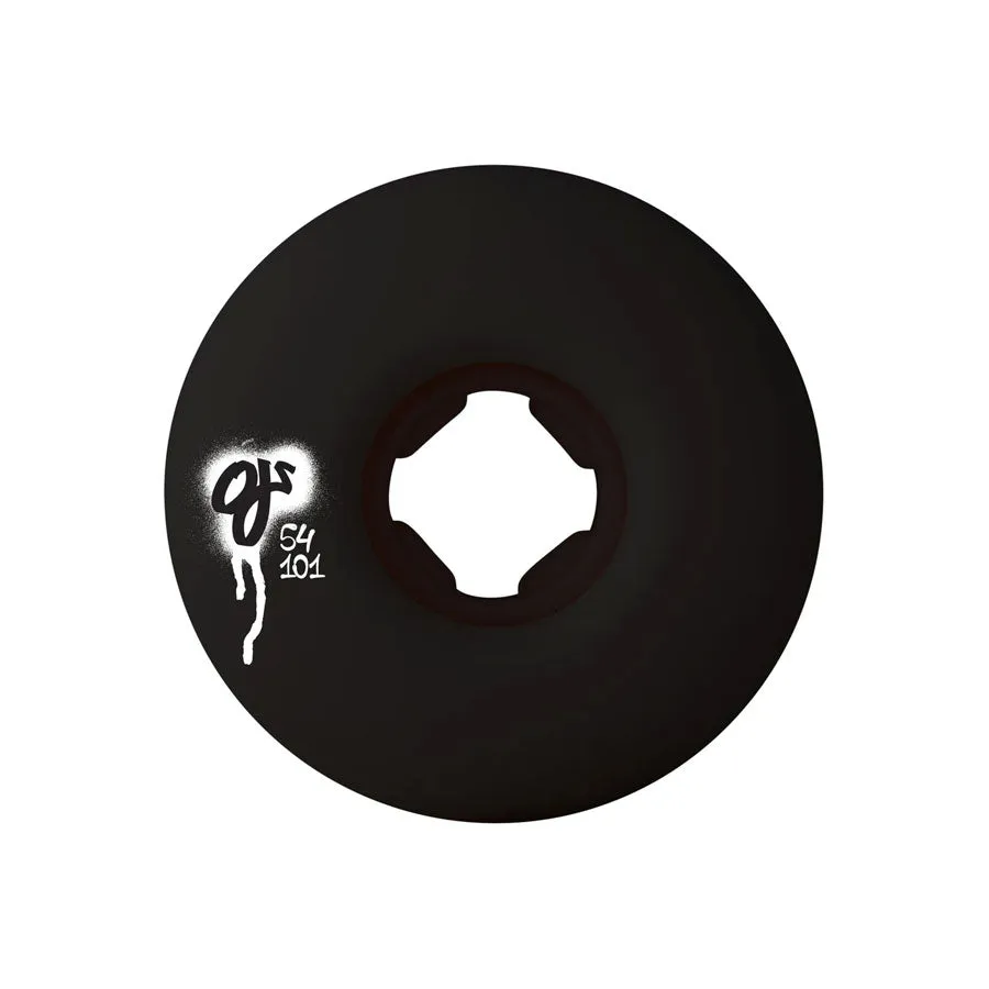 OJs Team Elite Throw Ups Chubbies Blk 101A Wheels 54mm