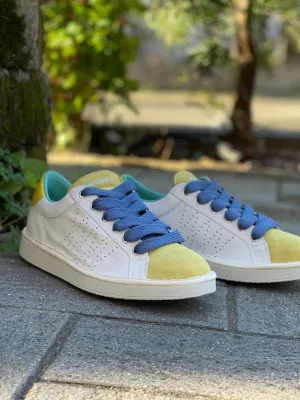 Panchic P01M013-00873033  sneakers bassa colore bianco e giallo