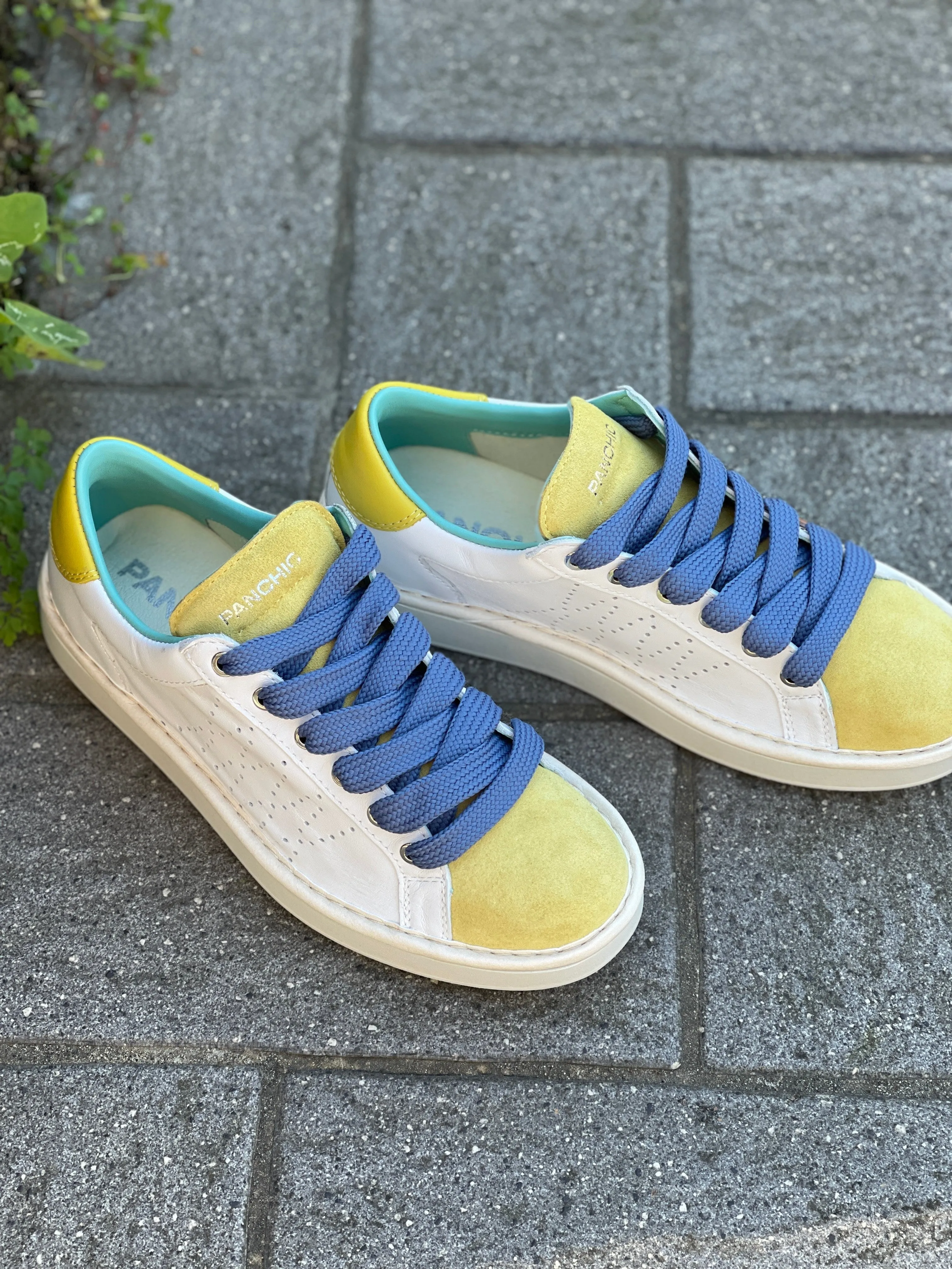 Panchic P01M013-00873033  sneakers bassa colore bianco e giallo