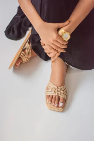 Pansy Knotted Sliders