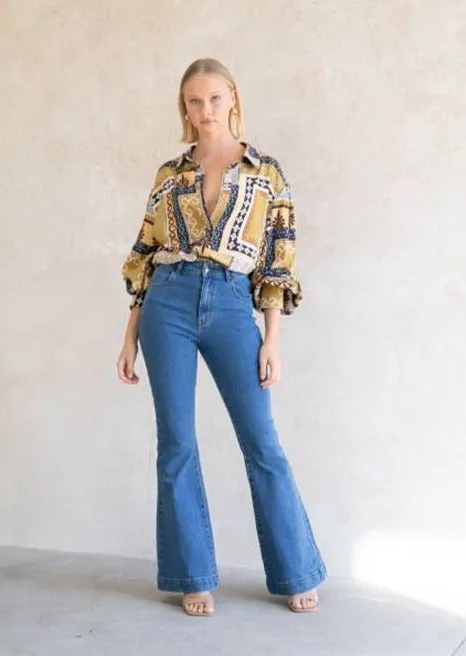 Paper Heart 1974 Flare Jean