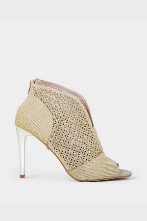 Party Wear Sandal I23641-Golden