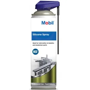 Plastic Lubricant Mobil Silicone Spray, 500ml
