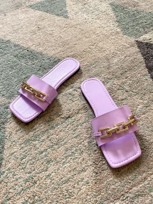 Purple Chain-Accent Slide