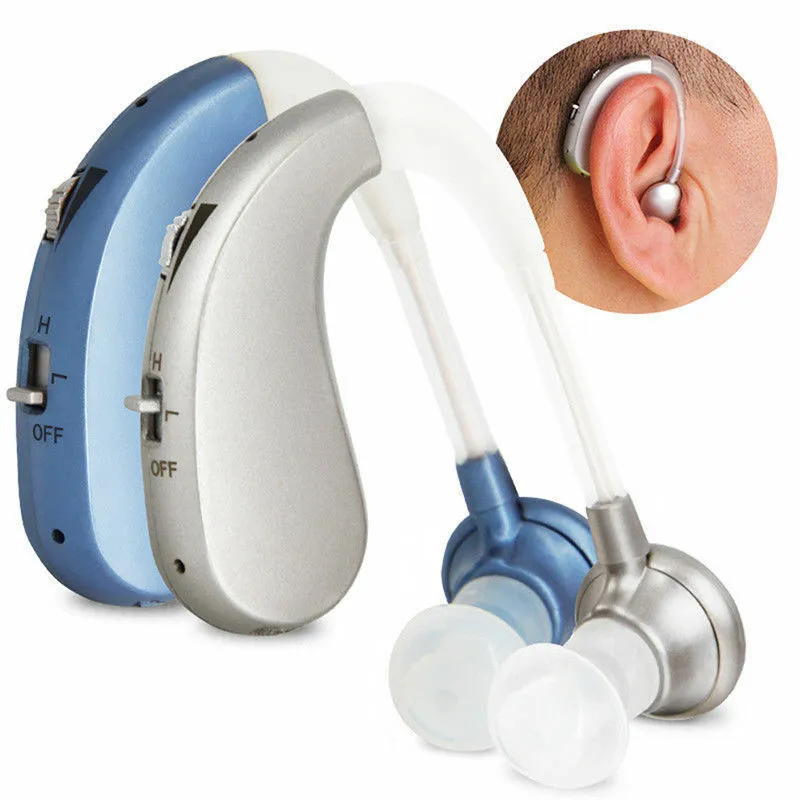 Rechargeable Digital Hearing Aids Assistance Severe Loss BTE Ear Aids HIGH-POWER