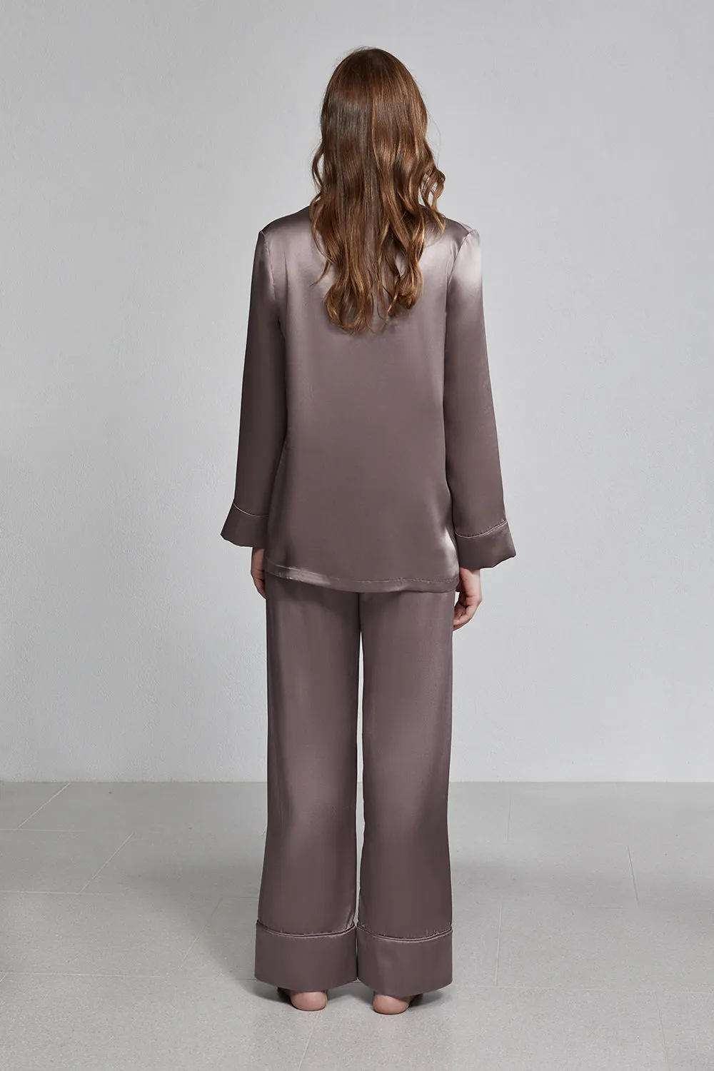 relaxed long pant, smoke (sample)