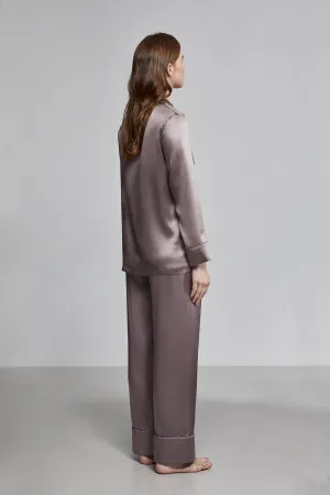 relaxed long pant, smoke (sample)