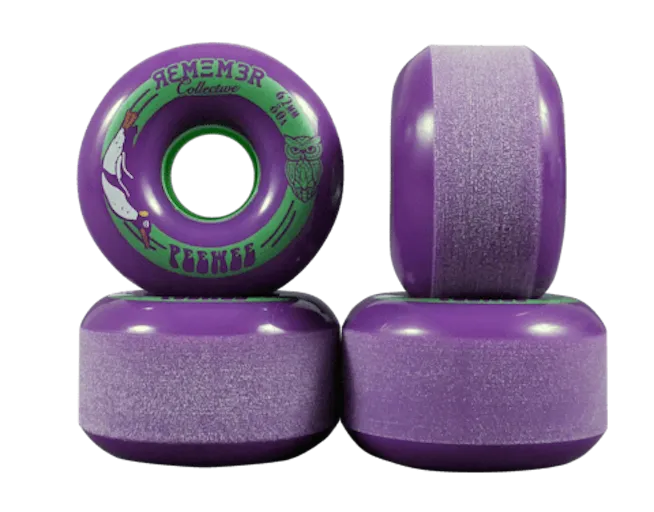 Remember Collective PeeWee Wheels 62mm 80a - Purple