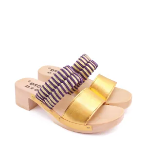 ROCCO KNOT SANDALS   GOLD LILAC