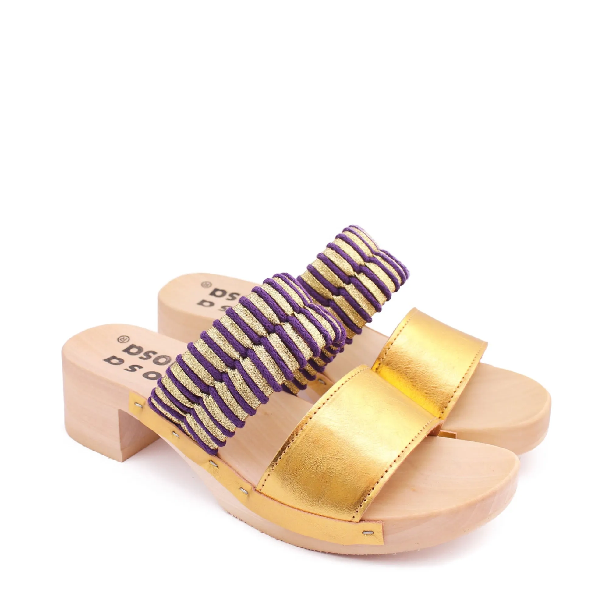 ROCCO KNOT SANDALS   GOLD LILAC