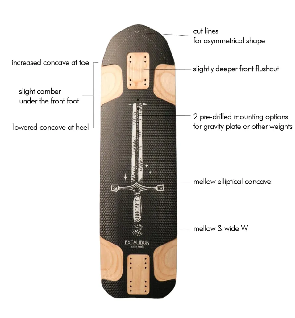 Rocket - Excalibur 30" - Enjoy 10% off upon purchase of a board now or before!