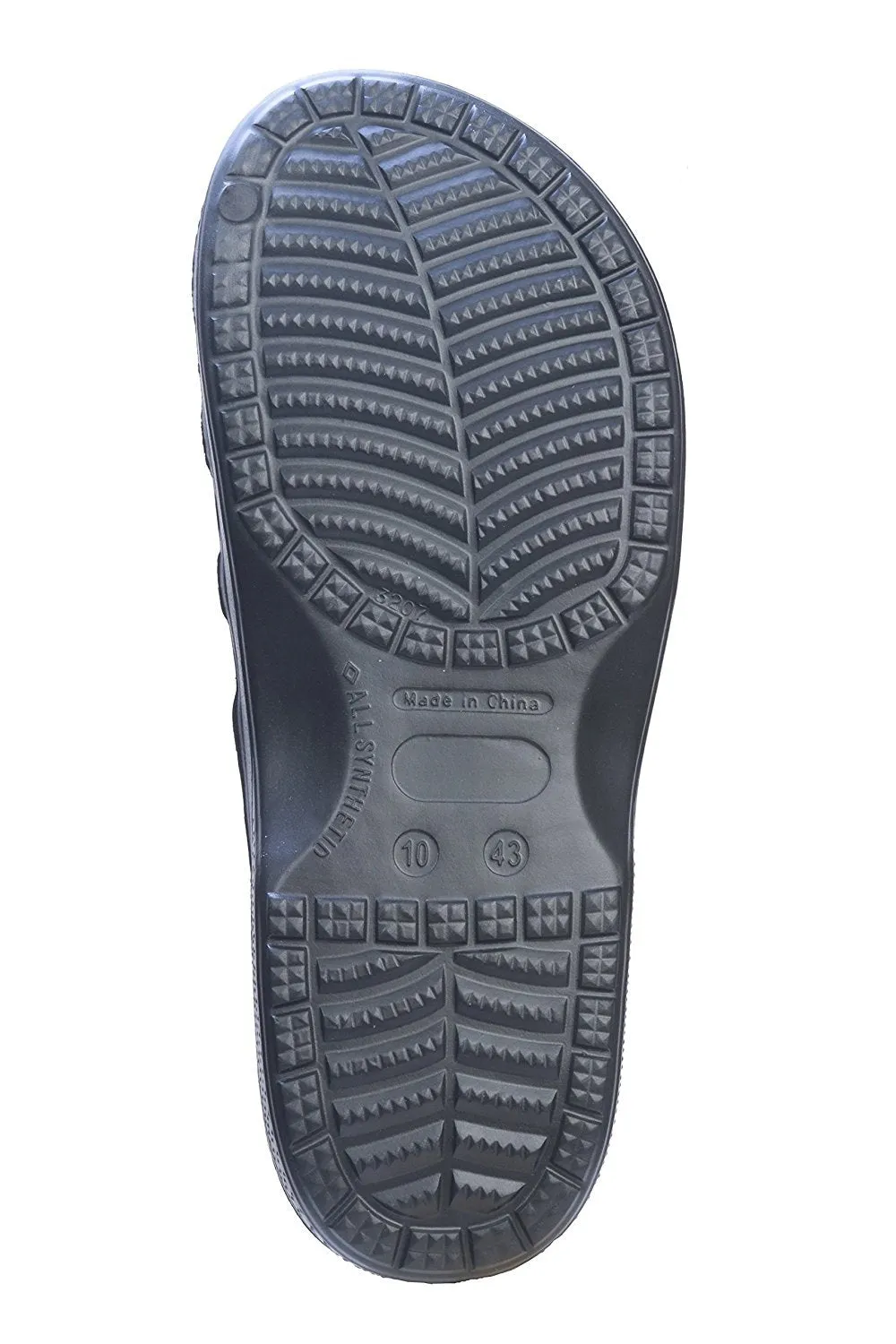 Roxoni Slide Sandals for Men | Open Toe Slip-On | Waterproof Rubber for Beach, Pool, Gym, Travel Wear